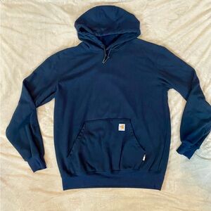 Carhartt K121 Fire Resistant Midweight Men's Hoodie, Size L Tall- New Navy